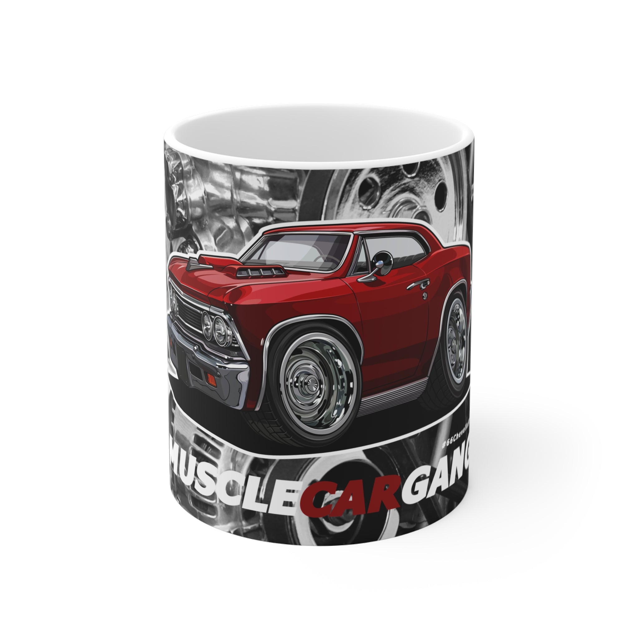 66 Chevelle Mug 11oz (Maroon)