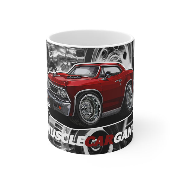 66 Chevelle Mug 11oz (Maroon)