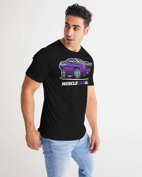 HD - 1970 AAR 'CUDA Purple (Black) Men's Tee
