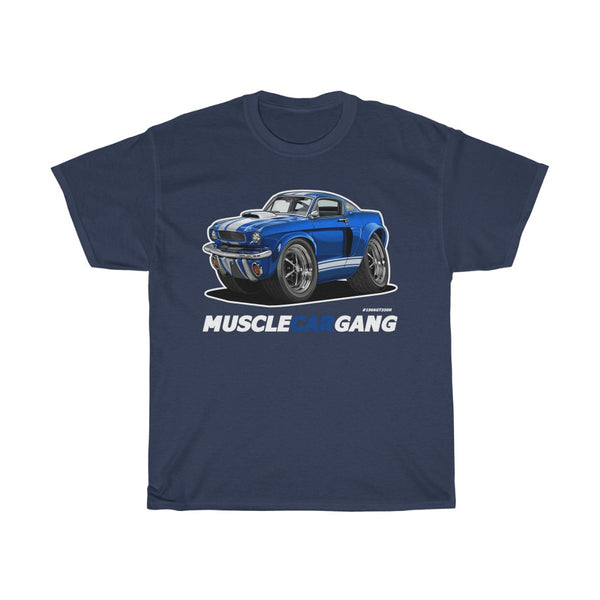 1966 Mustang G.T.350H T-Shirt (Blue)