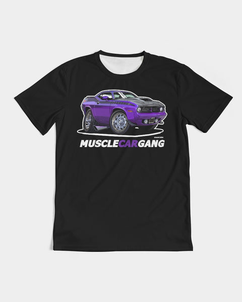 HD - 1970 AAR 'CUDA Purple (Black) Men's Tee