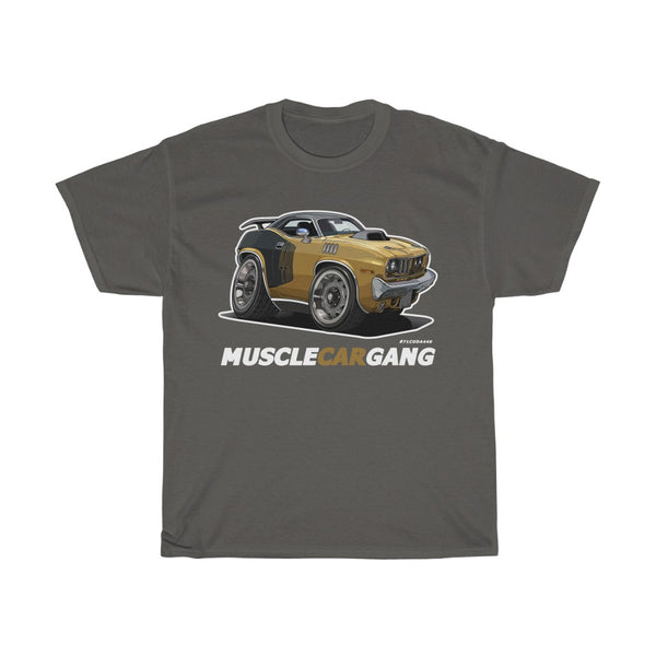 1971 Plymouth ‘CUDA 440-6 Pack Tee (Gold)