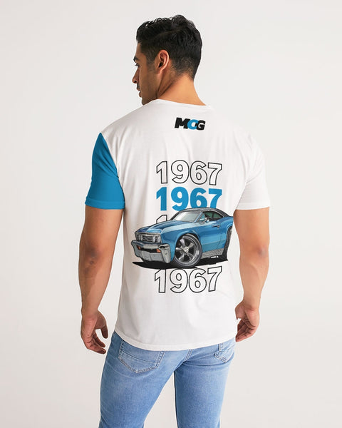 HD - 1967 Chevelle SS 396 Marina Blue Men's Tee