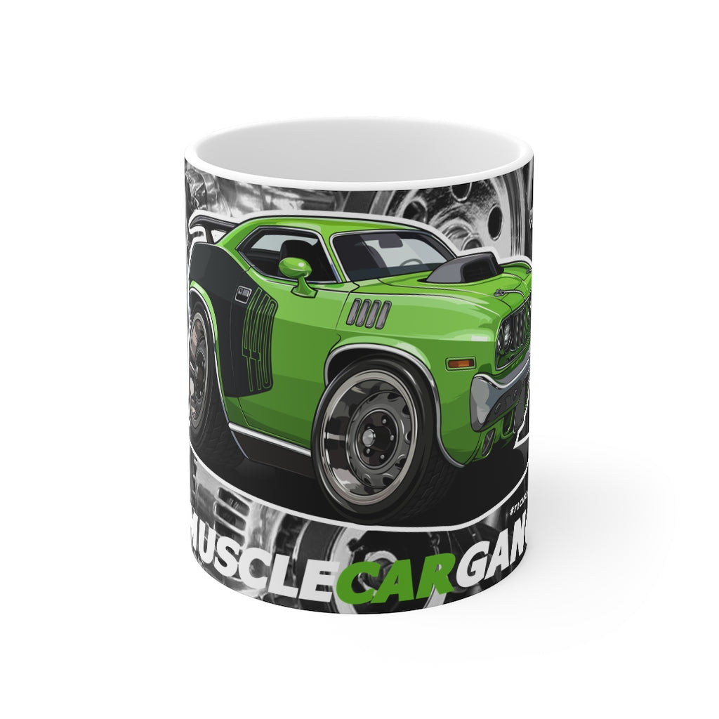 71 Plymouth Cuda 440+6 Mug 11oz