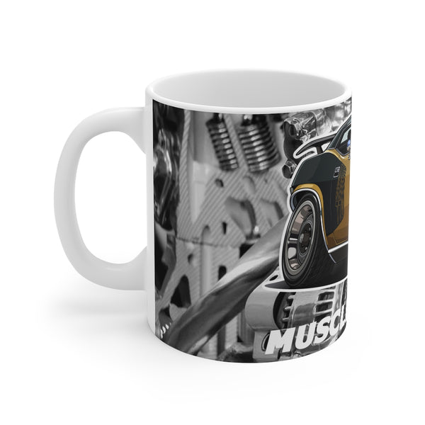 71 Plymouth Cuda 440+6 Mug 11oz