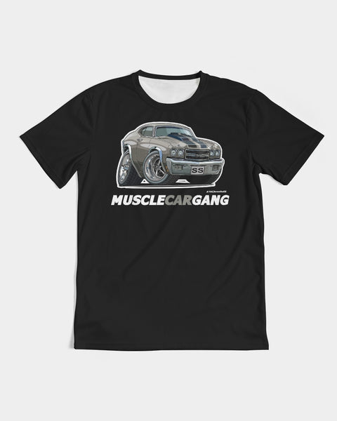 HD - 1970 Chevelle SS Silver (Black) Men's Tee