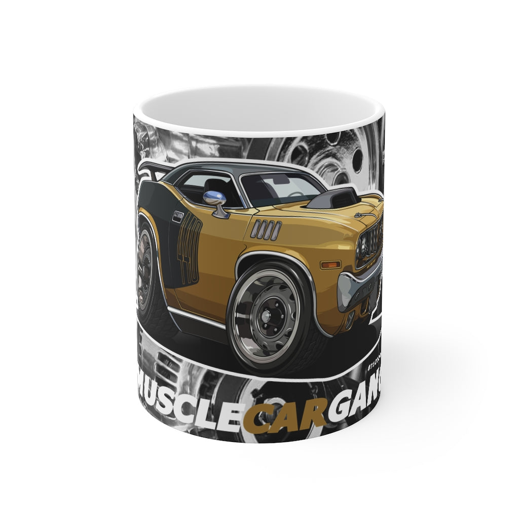 71 Plymouth Cuda 440+6 Mug 11oz