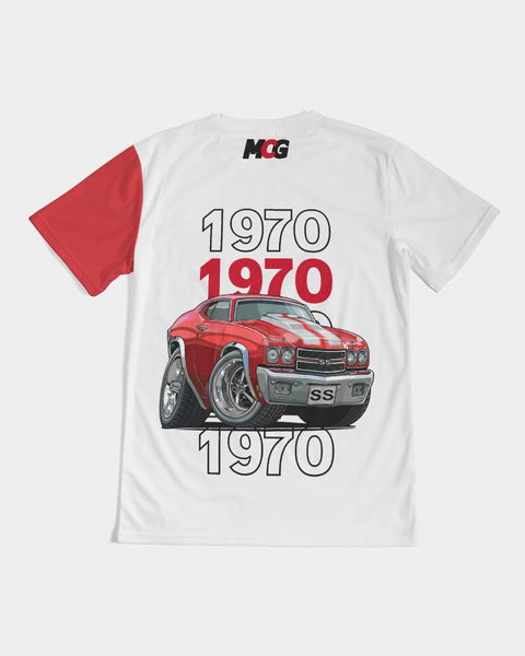 HD - 1970 Chevelle SS Red/White (Back) Men's Tee