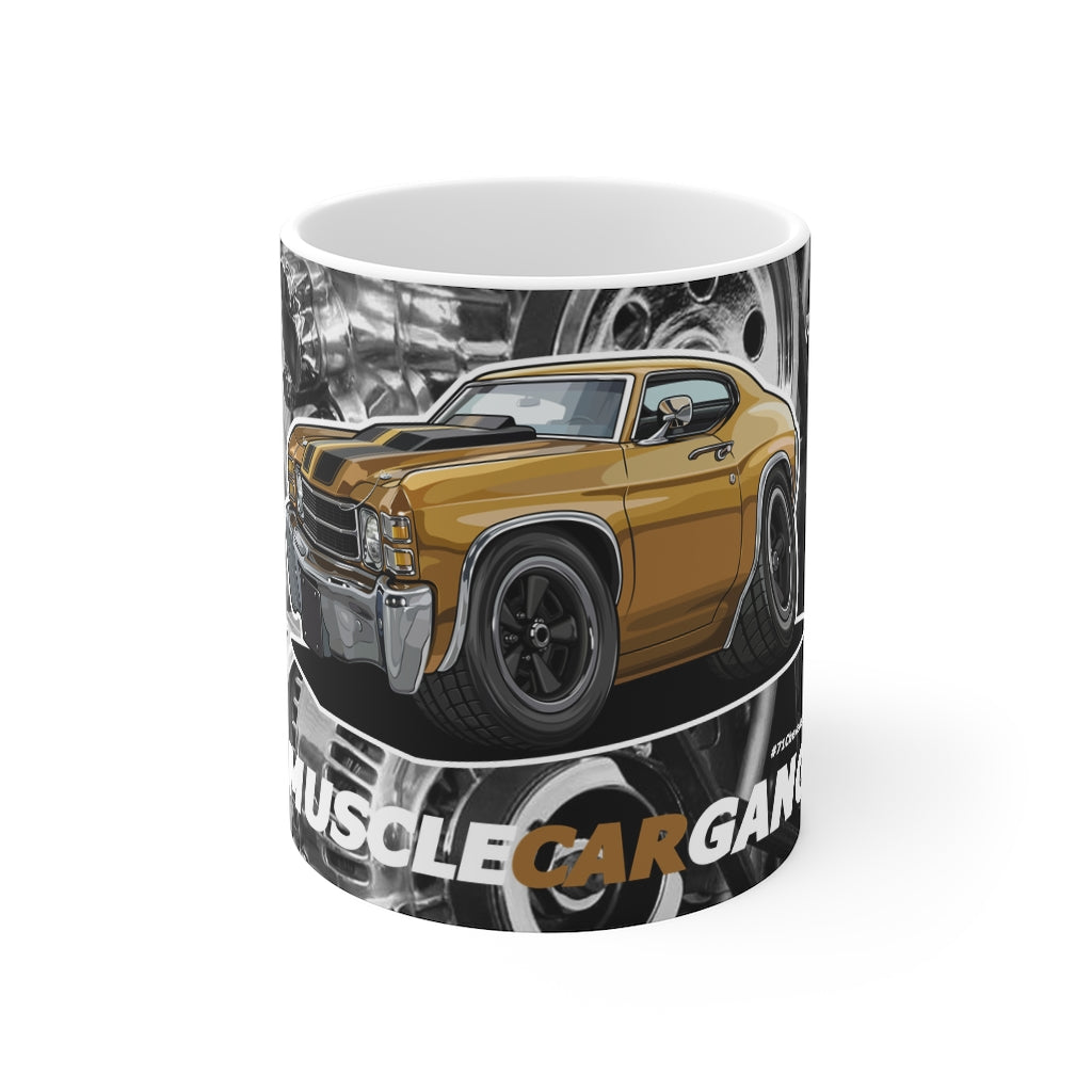 71 Chevelle Mug 11oz (Gold)