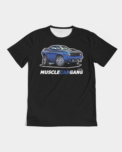 HD - 1970 AAR 'CUDA Blue (Black) Men's Tee