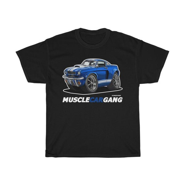 1966 Mustang G.T.350H T-Shirt (Blue)