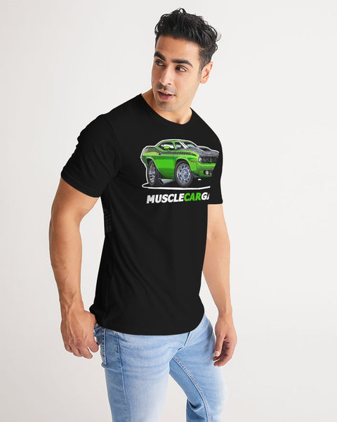 HD - 1970 AAR 'CUDA Lime (Black) Men's Tee