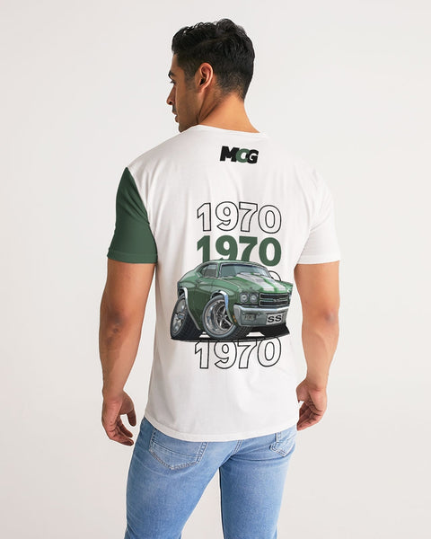 HD - 1970 Chevelle SS Forest Green (Back) Men's Tee