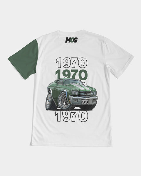 HD - 1970 Chevelle SS Forest Green (Back) Men's Tee