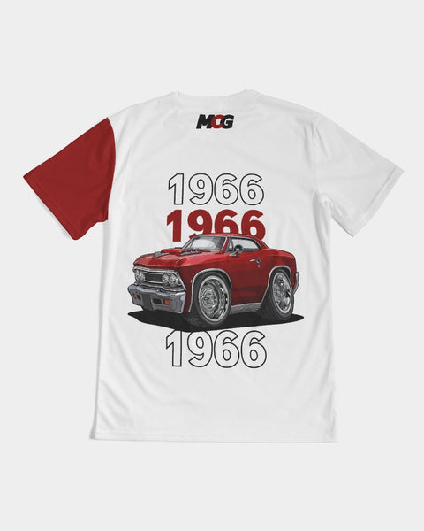 HD - 1966 Chevelle Maroon (Back) Men's Tee
