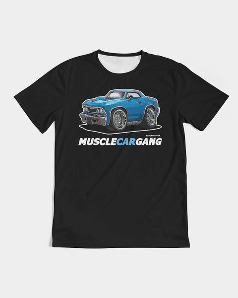 HD - 1966 Chevelle SS 396 Marina Blue (Black) Men's Tee