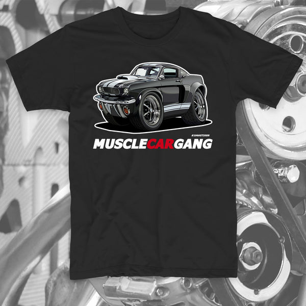1966 Mustang G.T.350H T-Shirt (Black)