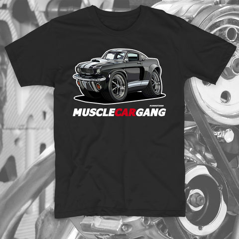 1966 Mustang G.T.350H Tee (Black)