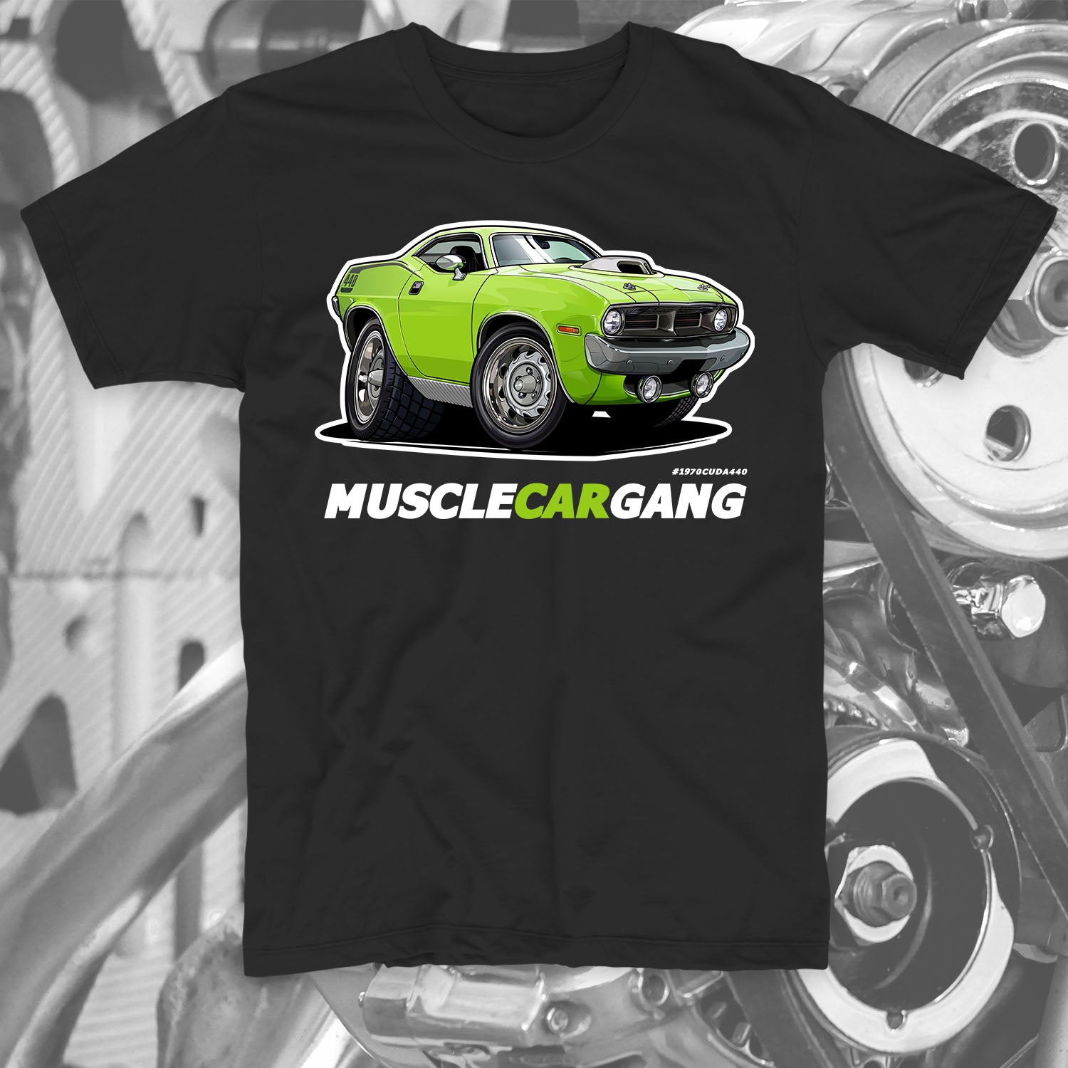 1970 Plymouth 'CUDA 440 T-Shirt