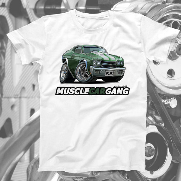 1970 CHEVELLE SS T-Shirt (Forest Green)