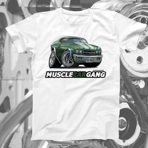 1970 CHEVELLE SS T-Shirt (Forest Green)