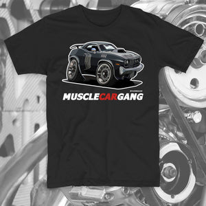 1971 Plymouth ‘CUDA 440-6 Pack Tee (Black)