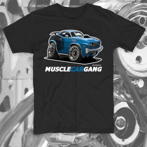 1971 Plymouth ‘CUDA 440-6 Pack Tee (Blue)