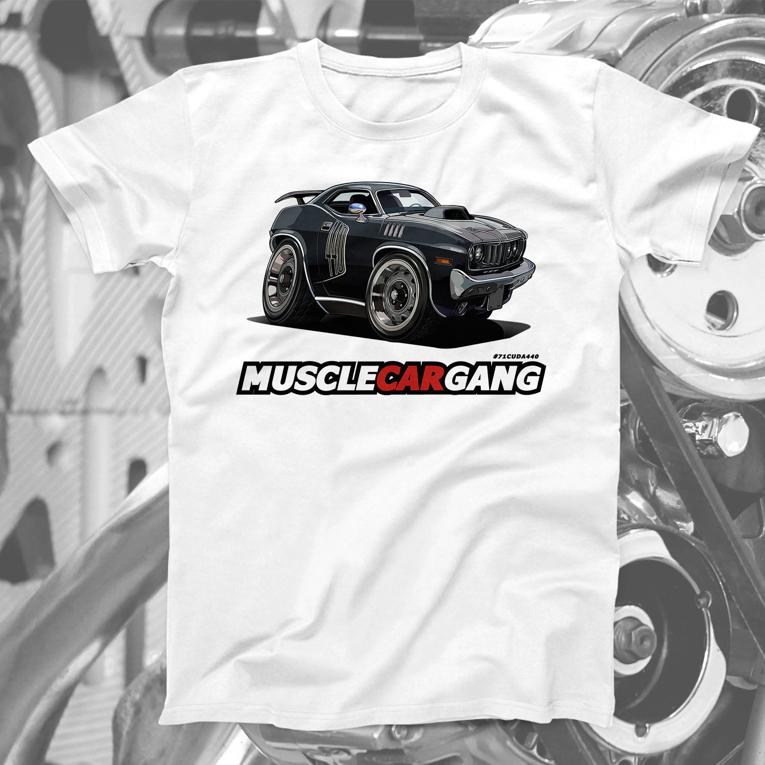 1971 Plymouth ‘CUDA 440-6 Pack Tee
