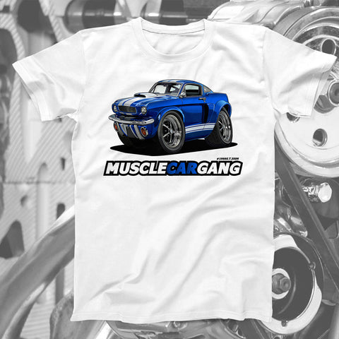 1966 Mustang G.T.350H Tee (Blue)