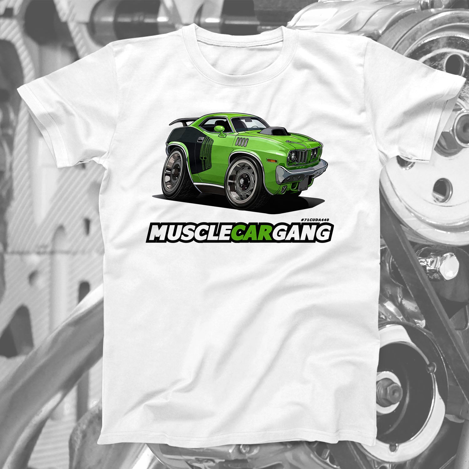 1971 Plymouth ‘CUDA 440-6 Pack Tee