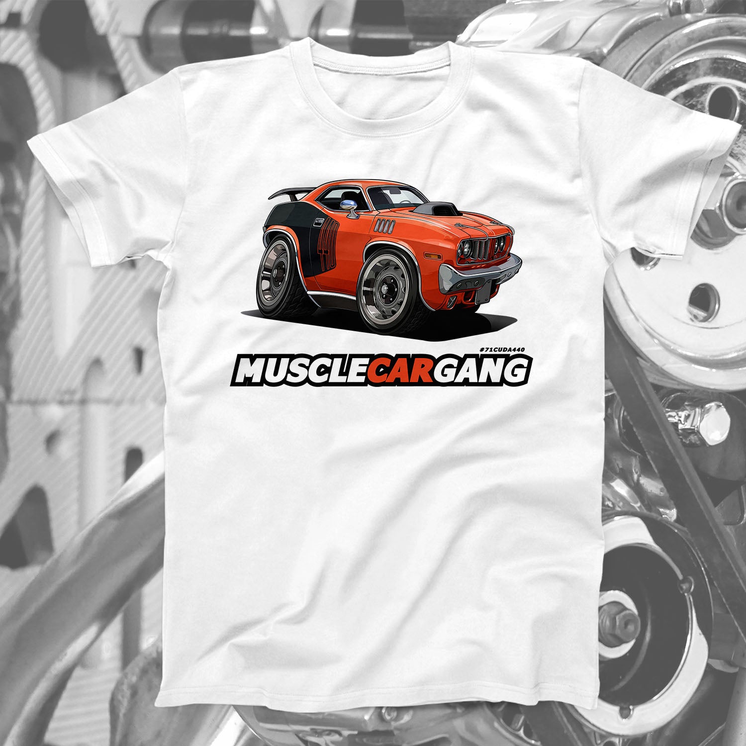 1971 Plymouth ‘CUDA 440-6 Pack Tee