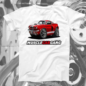 1966 Mustang G.T.350H T-Shirt (Red)