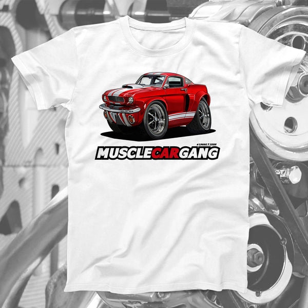 1966 Mustang G.T.350H Tee (Red)