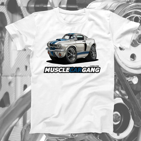 1966 Mustang G.T.350H T-Shirt (White)