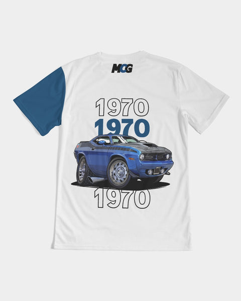 HD - 1970 AAR 'CUDA Blue (Back) Men's Tee