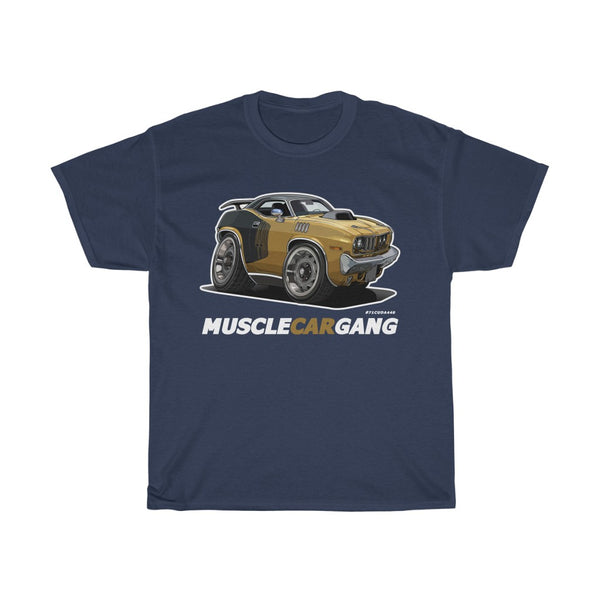 1971 Plymouth ‘CUDA 440-6 Pack Tee (Gold)