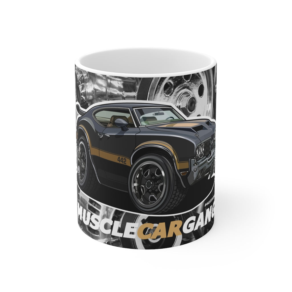 70 Cutlass 442 w30 Mug 11oz