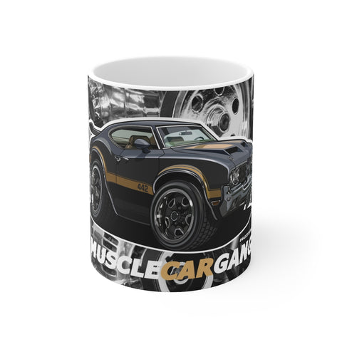 70 Cutlass 442 w30 Mug 11oz