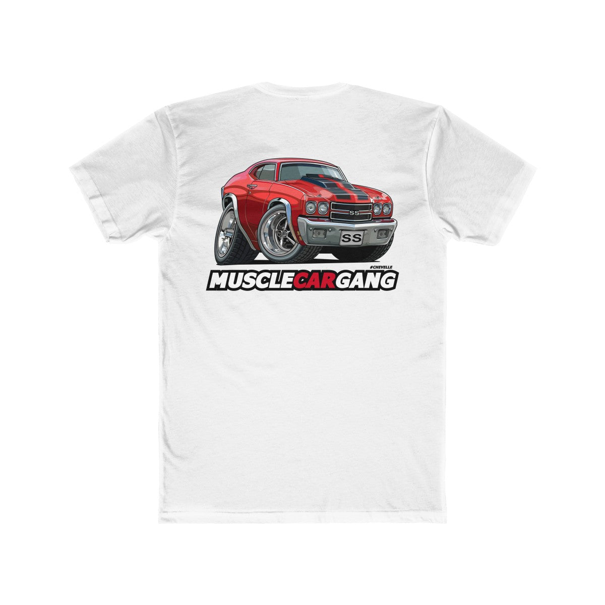 MCG- White T-Shirt (70 CHEVELLE SS)- Back Design