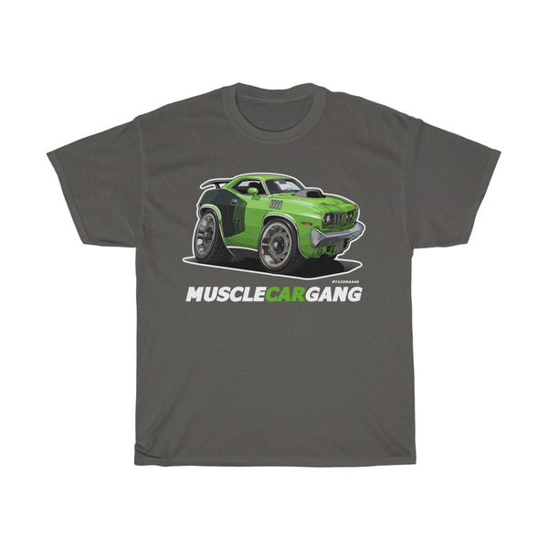 1971 Plymouth ‘CUDA 440-6 Pack Tee (Lime)