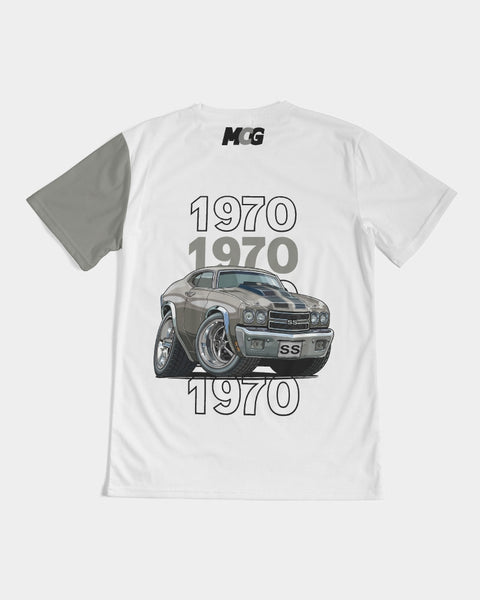 HD - 1970 Chevelle SS Silver (Back) Men's Tee