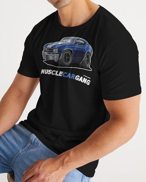 HD - 1971 Chevelle Blue (Black) Men's Tee