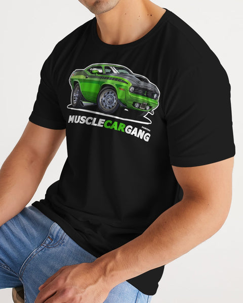 HD - 1970 AAR 'CUDA Lime (Black) Men's Tee