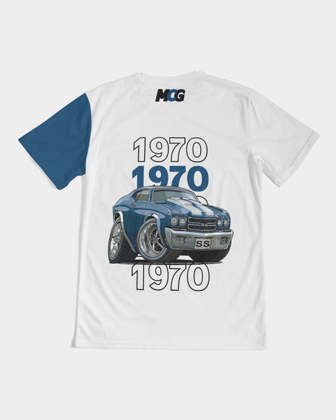 HD - 1970 Chevelle SS Blue (Back) Men's Tee