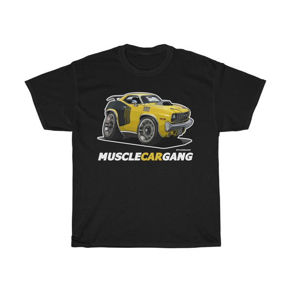 1971 Plymouth ‘CUDA 440-6 Pack Tee (Yellow)