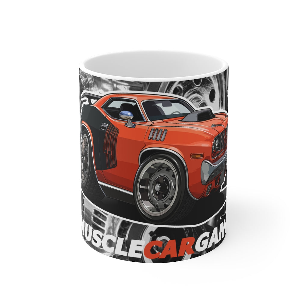 71 Plymouth Cuda 440+6 Mug 11oz