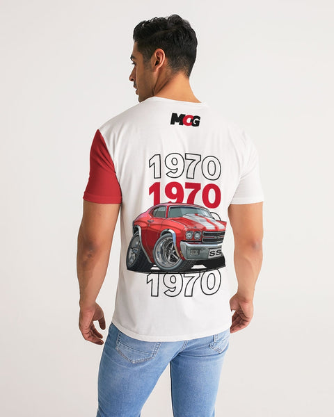 HD - 1970 Chevelle SS Red/White (Back) Men's Tee