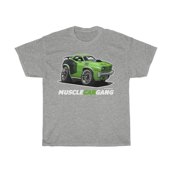 1971 Plymouth ‘CUDA 440-6 Pack Tee (Lime)