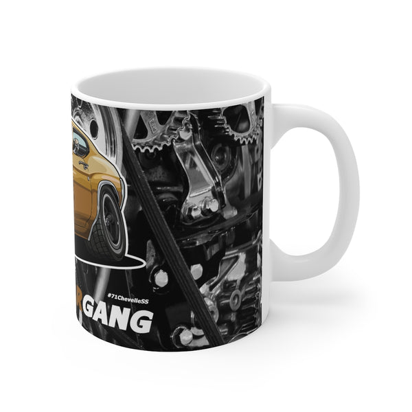 71 Chevelle Mug 11oz (Gold)