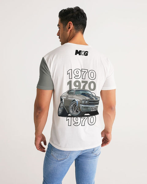 HD - 1970 Chevelle SS Silver (Back) Men's Tee